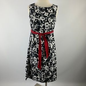 Motherhood Maternity Medium Dress Black White